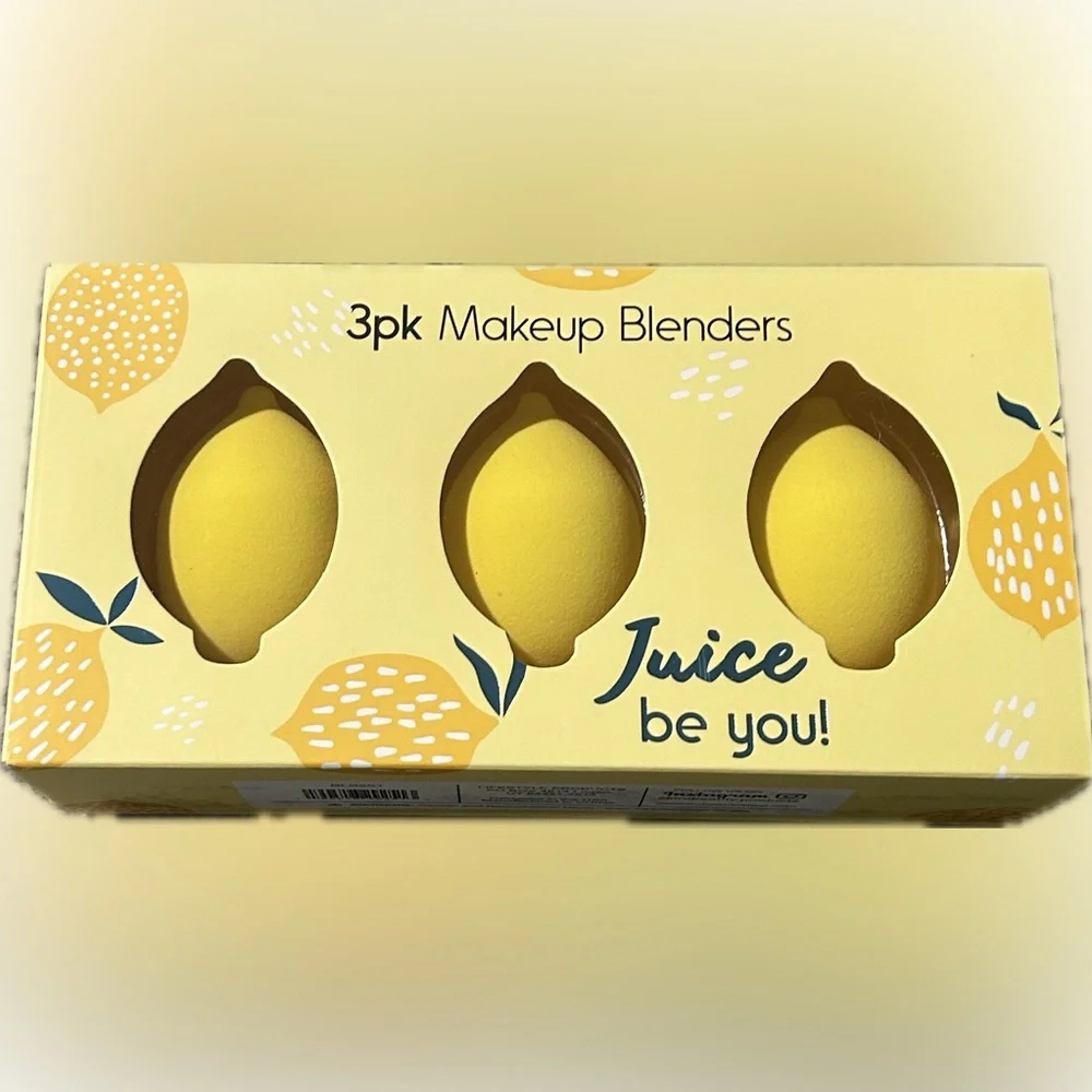 Reusable Lemon Makeup Blenders Sponges | Pack of 3 | NWT